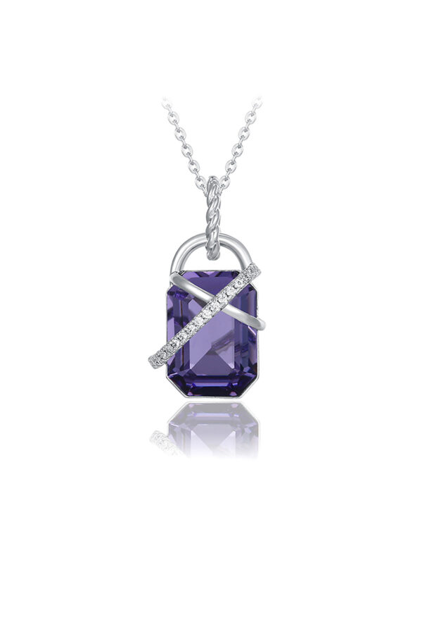 Purple Grace Crystal Kolye