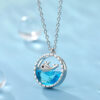 Silver Fish Splash Kolye
