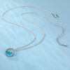 Silver Fish Splash Kolye