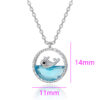 Silver Fish Splash Kolye