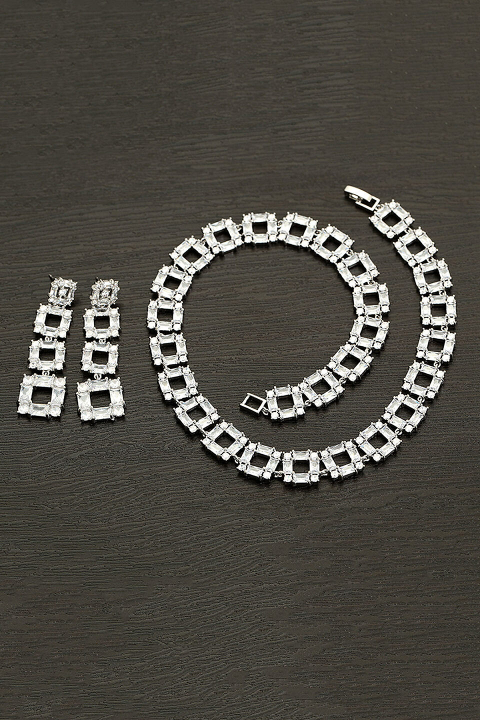 Baguette Train CZ Set