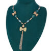 Golden Ribbon Nazar Kolye