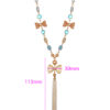 Golden Ribbon Nazar Kolye