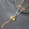 Golden Ribbon Nazar Kolye